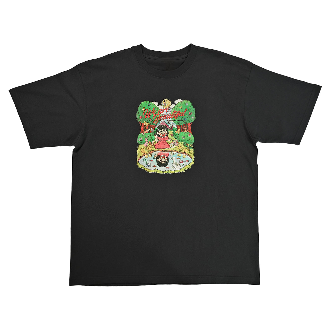 mune x Briana Gigante “We Are Beautiful” T-shirt / In a Pond of love…♡コミックポストカード付き