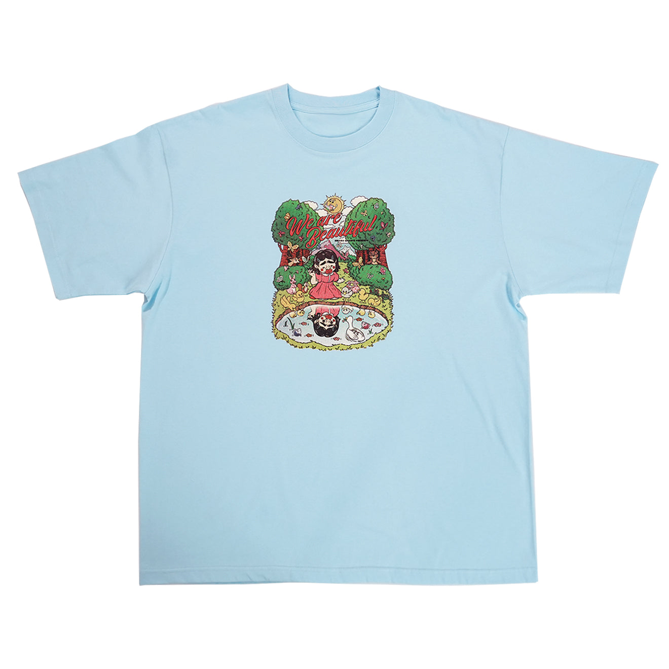mune x Briana Gigante “We Are Beautiful” T-shirt / In a Pond of love…♡コミックポストカード付き