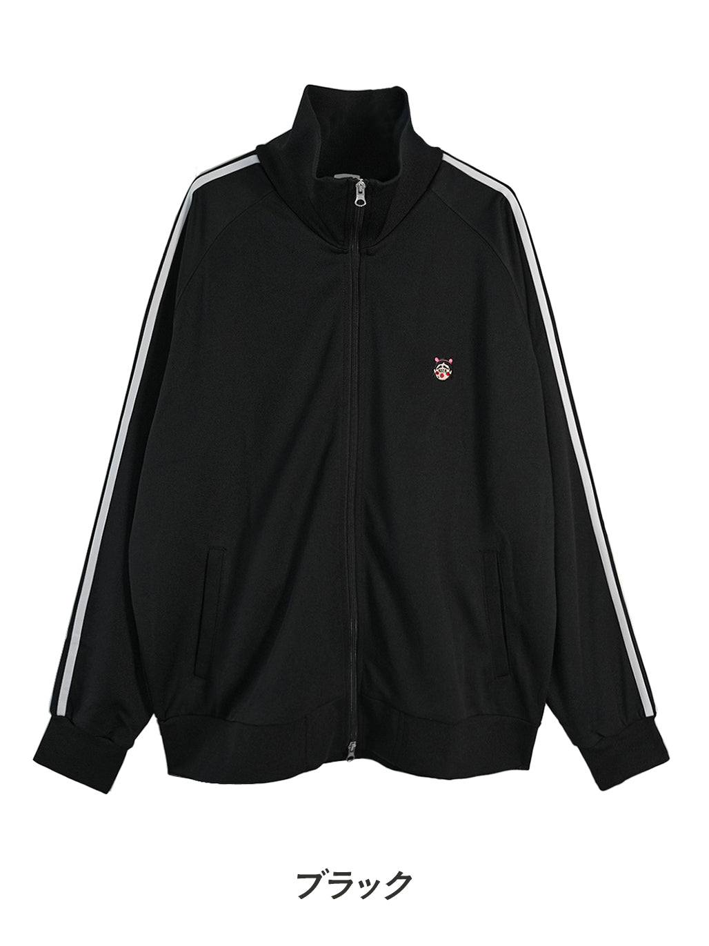 ワンポイント顔面刺繍ジャージ (※背面に官能的プリント)