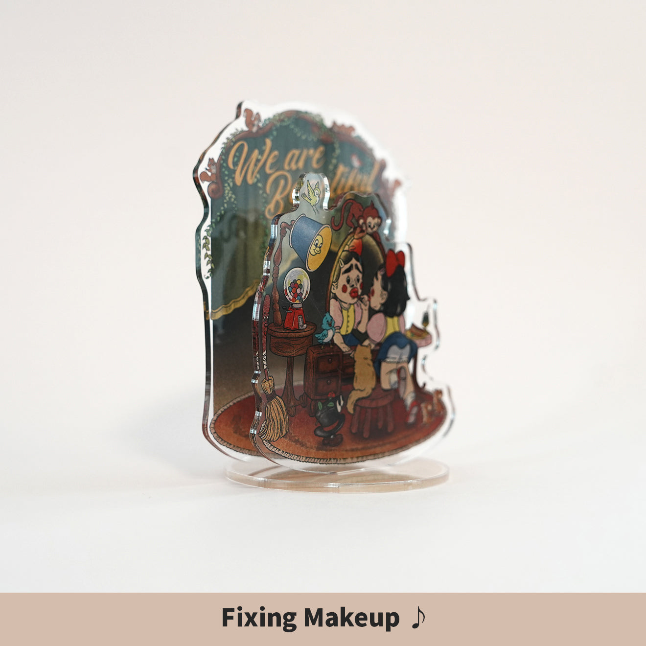 mune x Briana Gigante “We Are Beautiful” レイヤードアクリルスタンド(いささか大きめ) / Fixing Makeup ♪