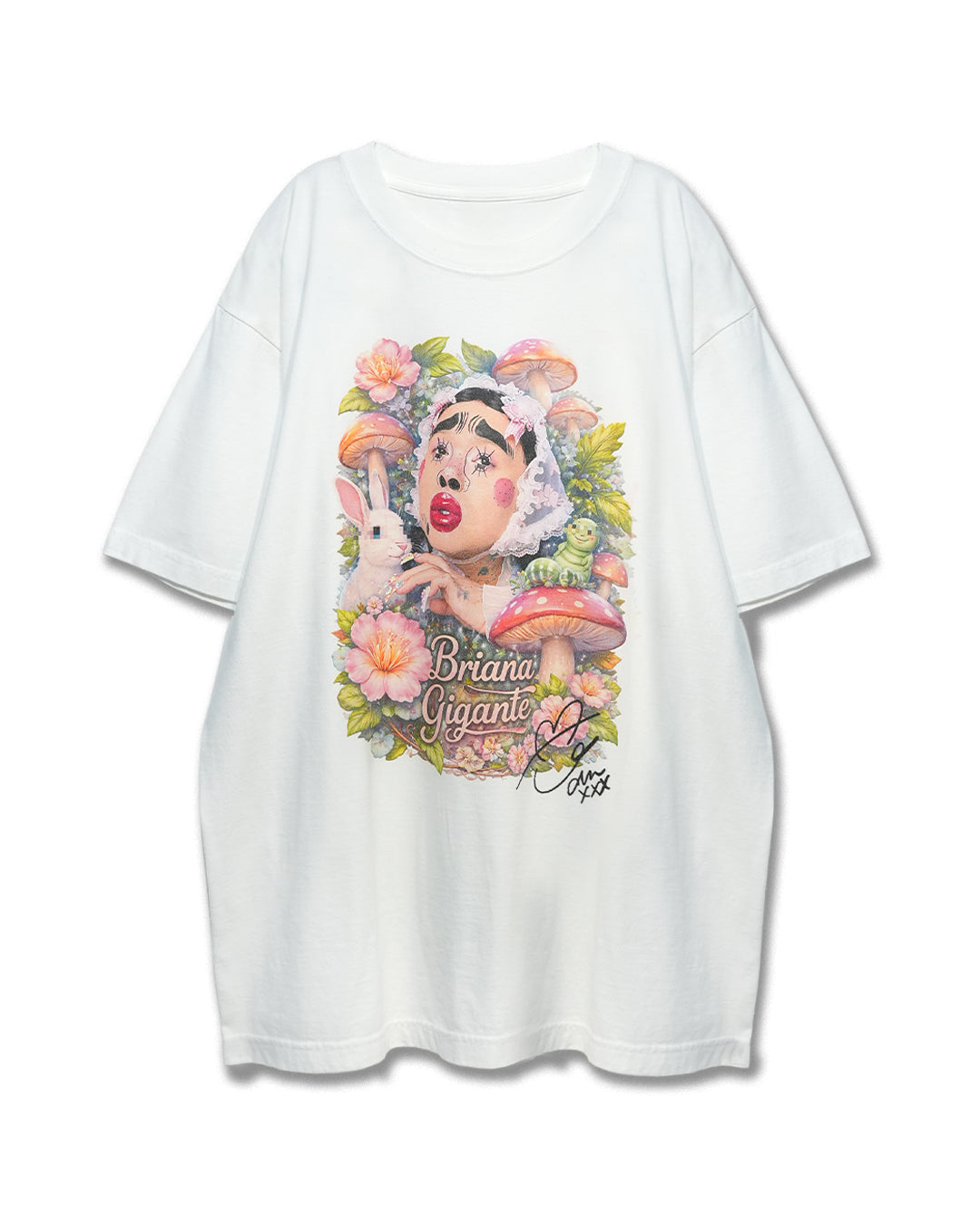 わたくしの顔面(実写)Tシャツ