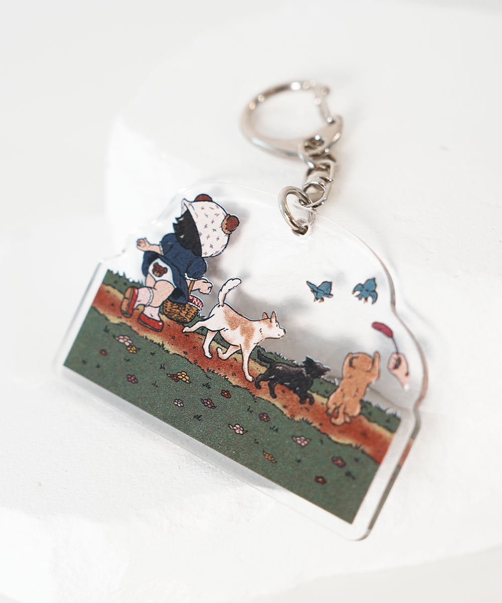 mune x Briana Gigante アクリルキーホルダー 「good company」